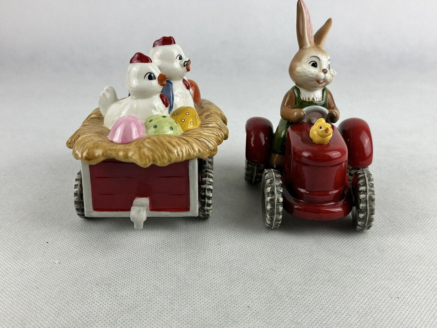 Goebel Hase Bunny #97 Easter Express Tractor 2 Pieces