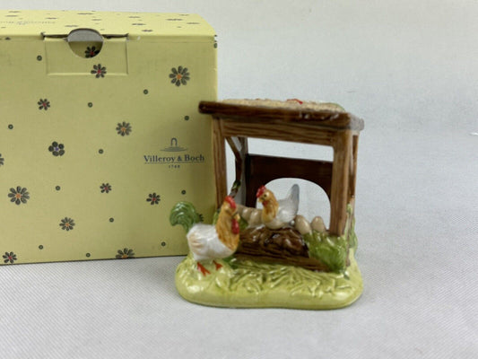 Villeroy Boch Chicken Coop Hühnerstall Tealight Holder Incl. Box Germany