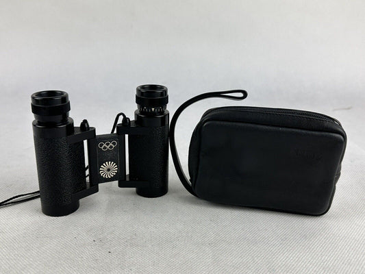 Carl Zeiss 8x20 Olympia Munich 1972 Binoculars Germany  Incl. Original Case Rare