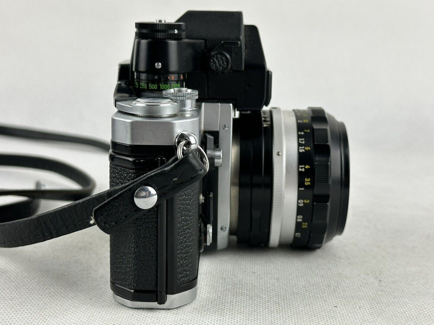 Nikon F2 Silver Camera With Nikkor S.C. Auto 50mm F 1.4 Japan Incl Original Case