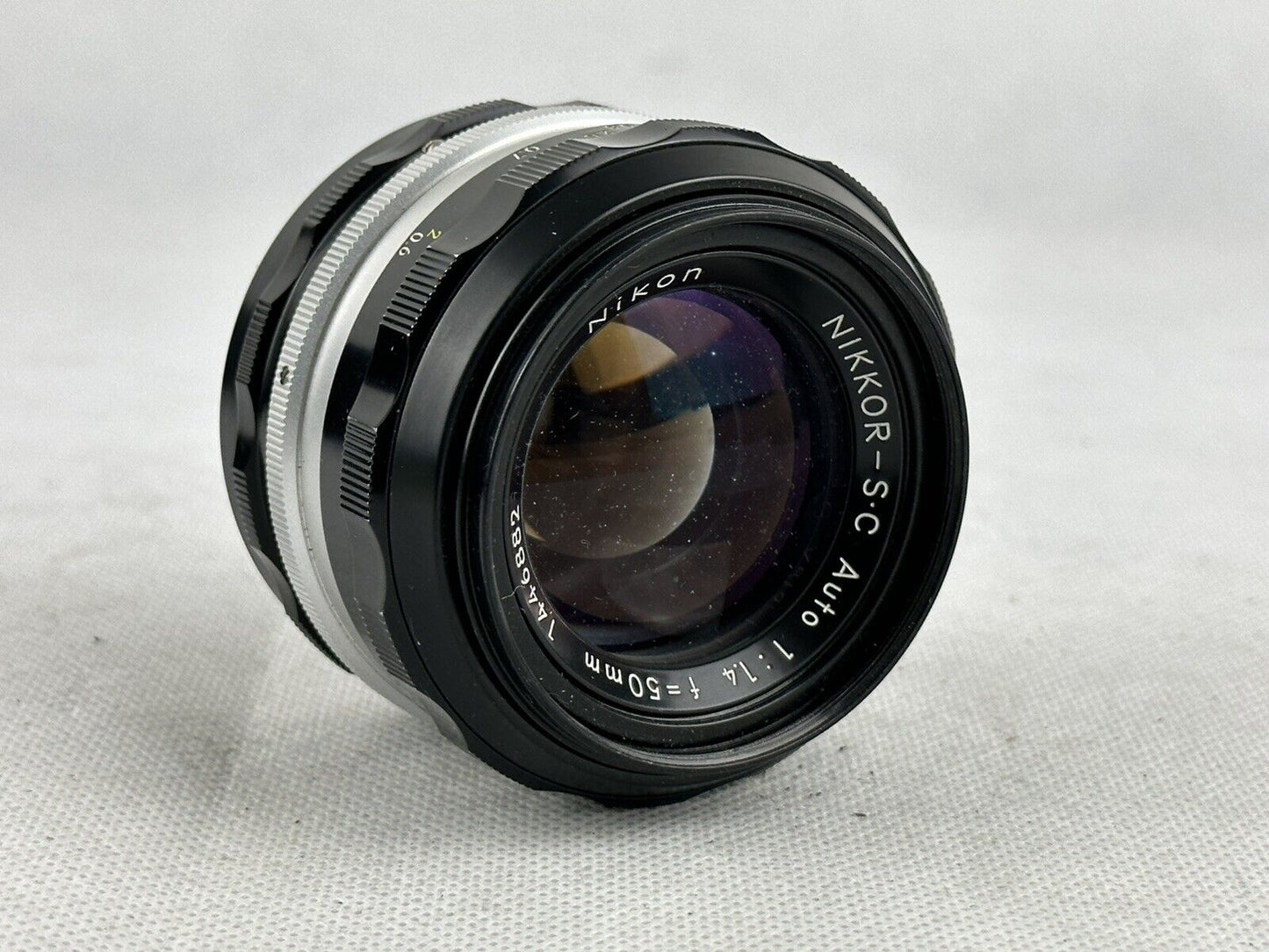 Nikon F2 Silver Camera With Nikkor S.C. Auto 50mm F 1.4 Japan Incl Original Case