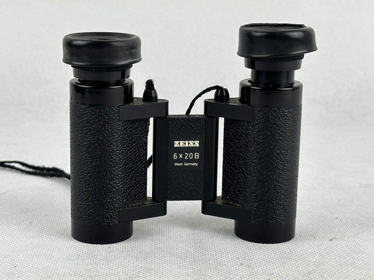Carl Zeiss 6x20 B Binoculars Black Germany Incl. Original Case