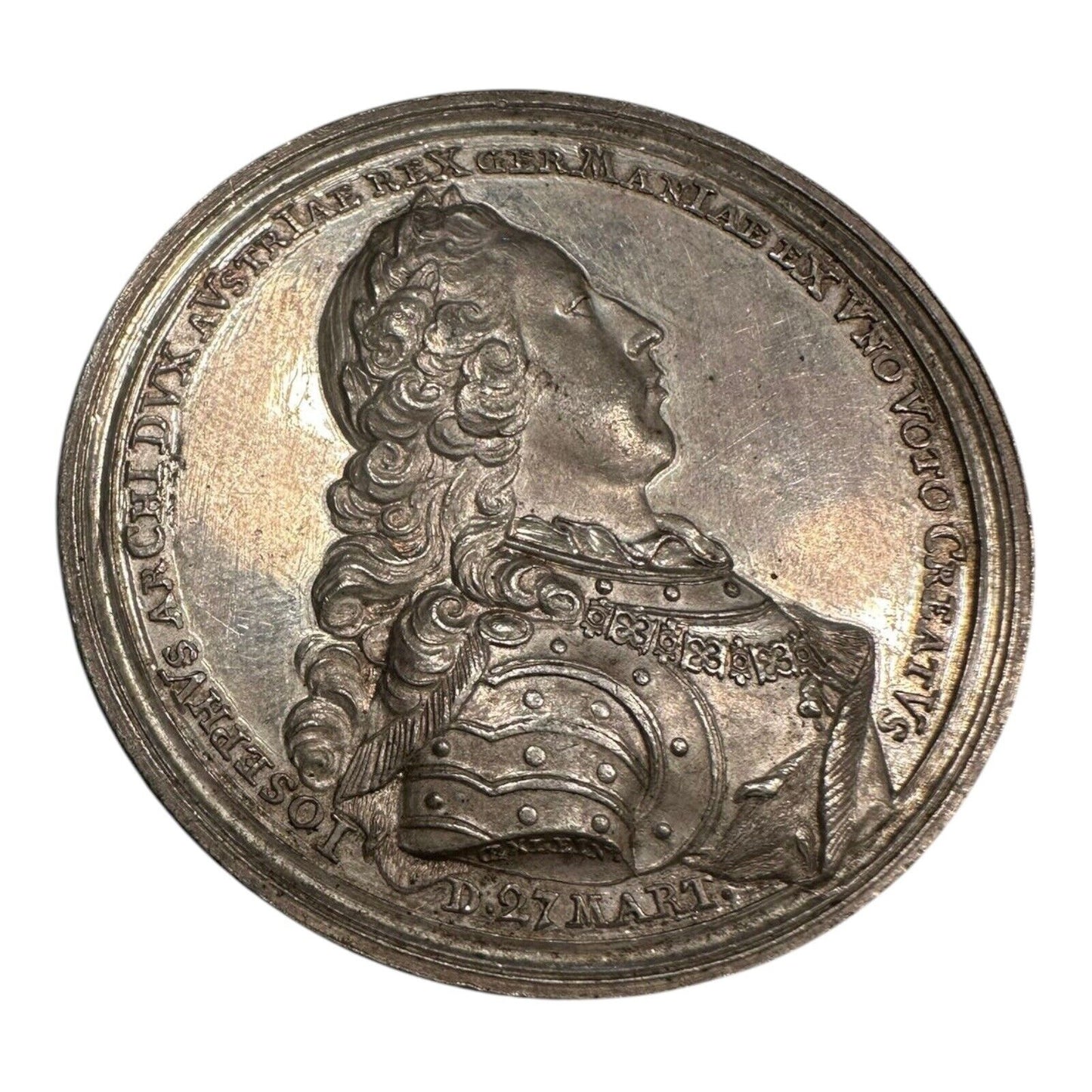 Nuremberg-City Silver Medal 1764 Germany Antique