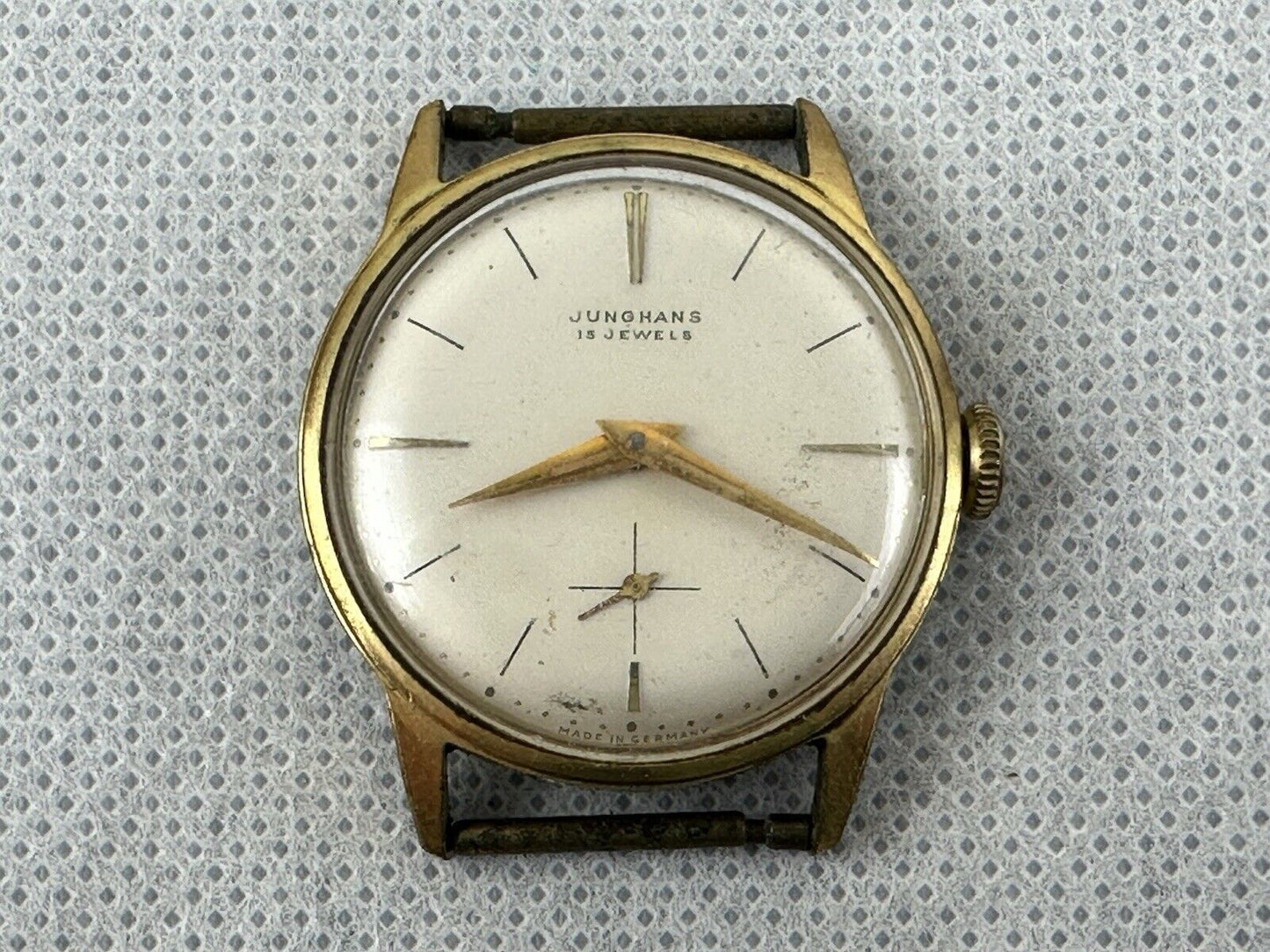 Junghans 17 Jewels Shockproof Germany 32mm Working