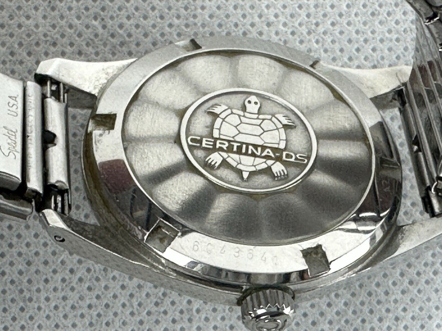 Certina Automatic DS Turtle 39mm Swiss Vintage Silver Working