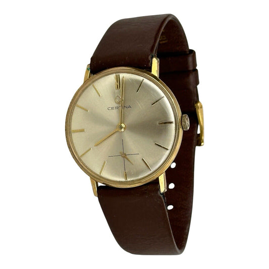 Certina Men’s Watch 35mm Vintage Gold / Steel Base Mechanical