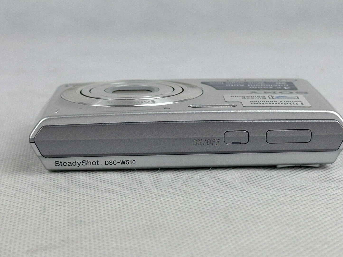 Sony Cyber-shot DSC-W510 Silver 12.1MP Digital Camera - Compact & Tested Working