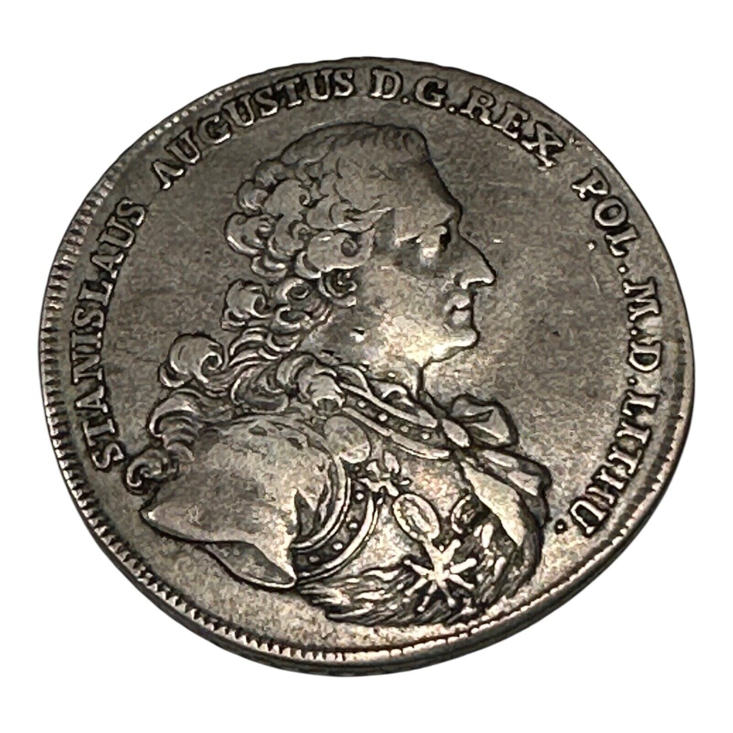 1766 Poland-Lithuania Taler - Stanislaus August Poniatowski - Rare Silver Coin