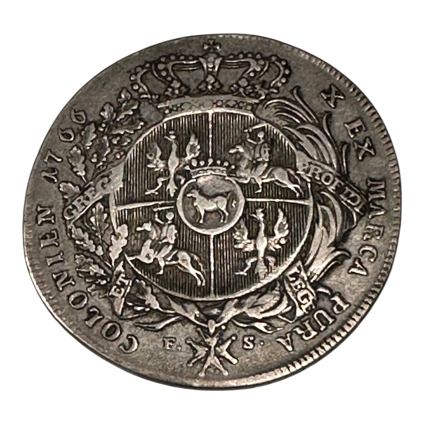 1766 Poland-Lithuania Taler - Stanislaus August Poniatowski - Rare Silver Coin