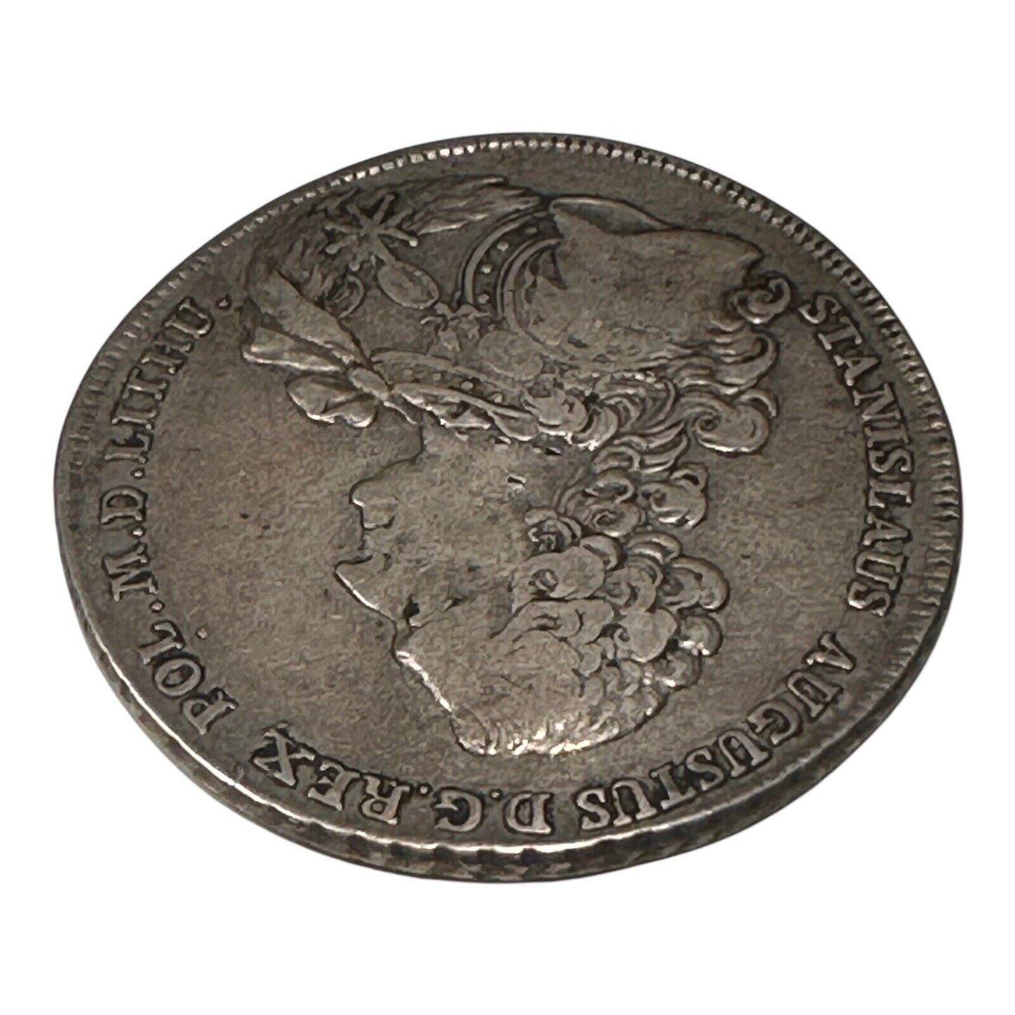 1766 Poland-Lithuania Taler - Stanislaus August Poniatowski - Rare Silver Coin