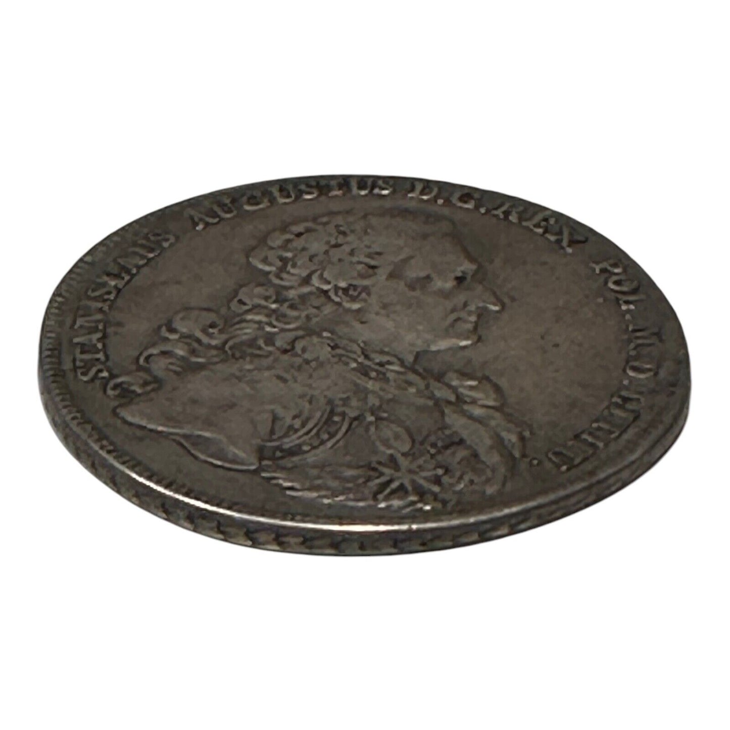 1766 Poland-Lithuania Taler - Stanislaus August Poniatowski - Rare Silver Coin