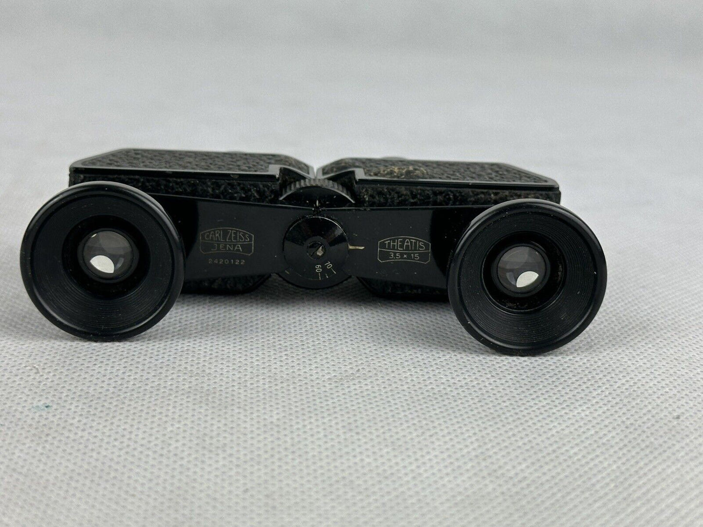 Carl Zeiss Jena Theatis 3,5 x 15 theather binoculars Black with case Germany