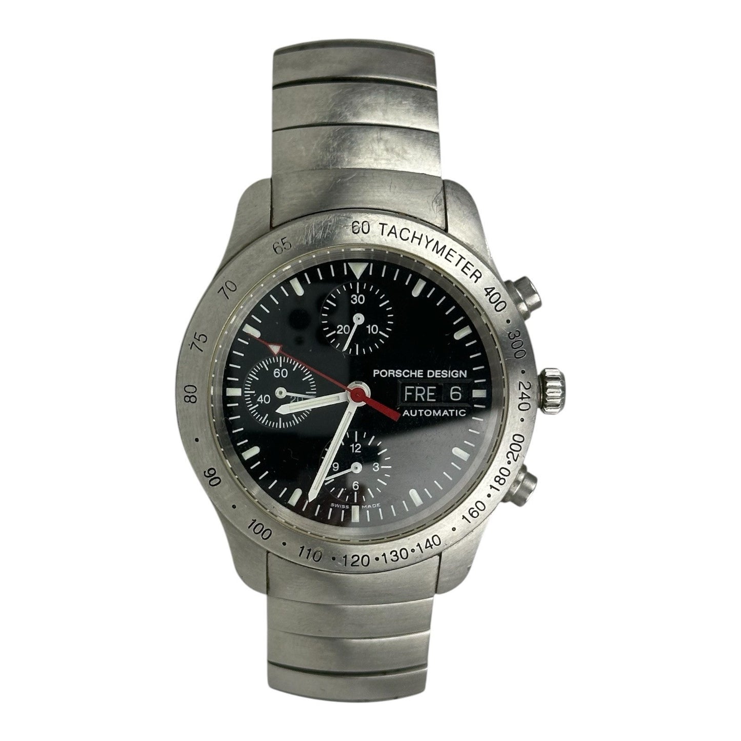 Porsche Design By Eterna Chronograph 43mm Swiss Made Silver Tachymeter Automatic