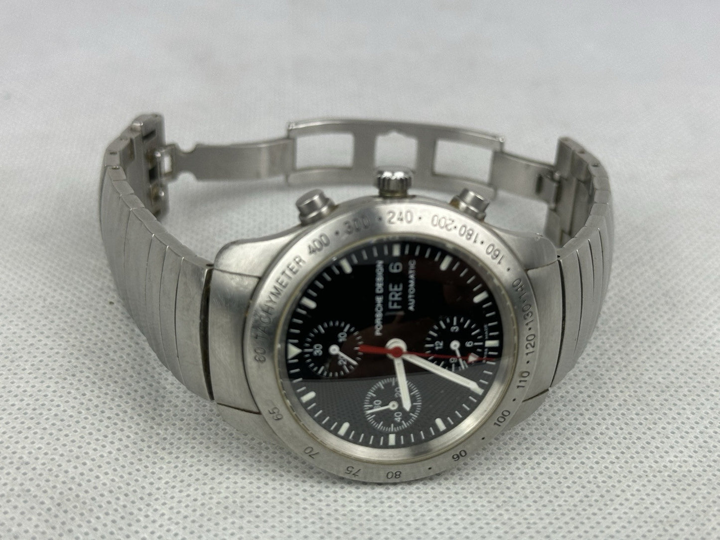 Porsche Design By Eterna Chronograph 43mm Swiss Made Silver Tachymeter Automatic