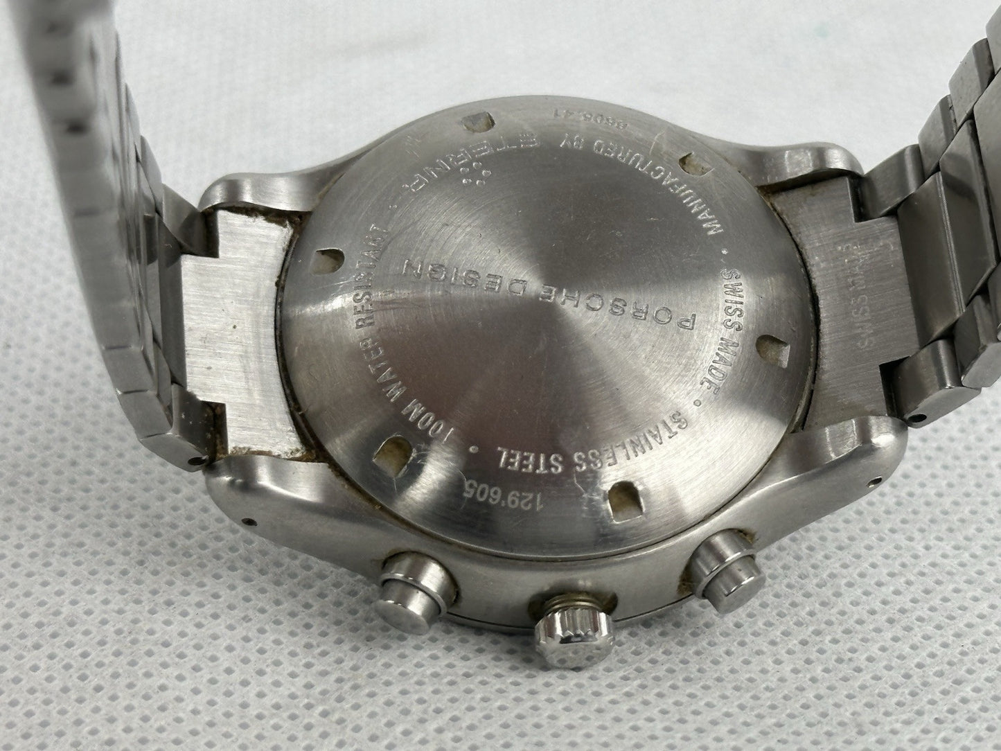 Porsche Design By Eterna Chronograph 43mm Swiss Made Silver Tachymeter Automatic