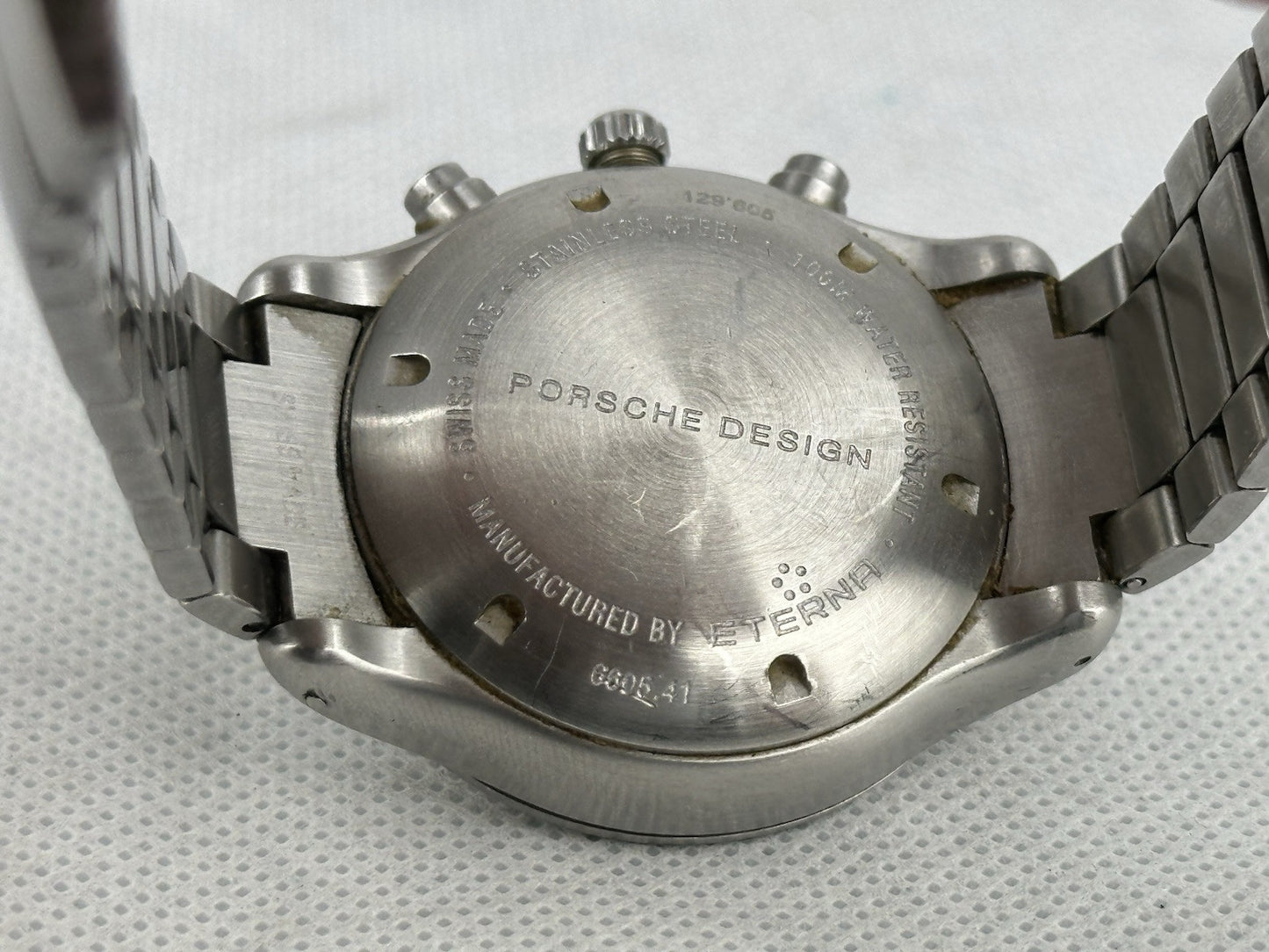 Porsche Design By Eterna Chronograph 43mm Swiss Made Silver Tachymeter Automatic