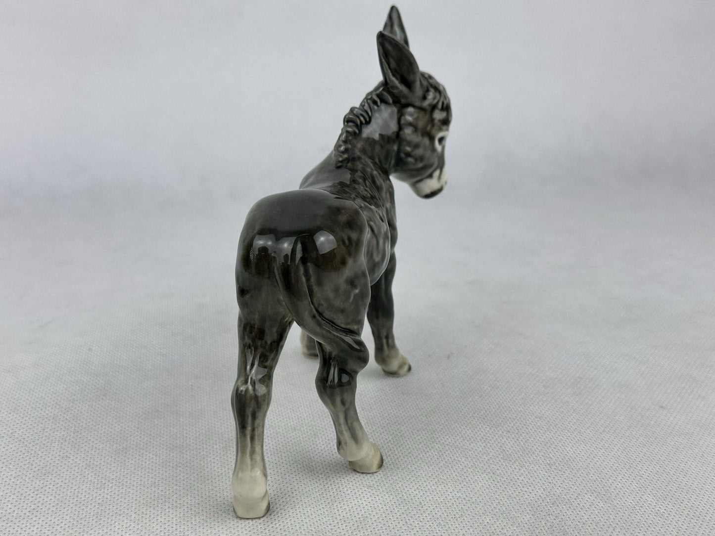 Goebel Germany Porcelain Donkey Figurine (5.1“) – Vintage Collectible