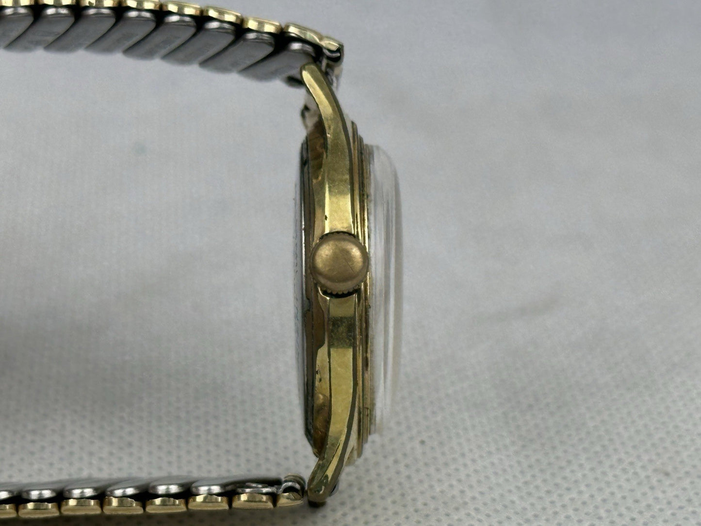 ZentRa Schwebering Vintage Watch „Doppelt Stossgesichert“  Gold Toned Steel 37mm