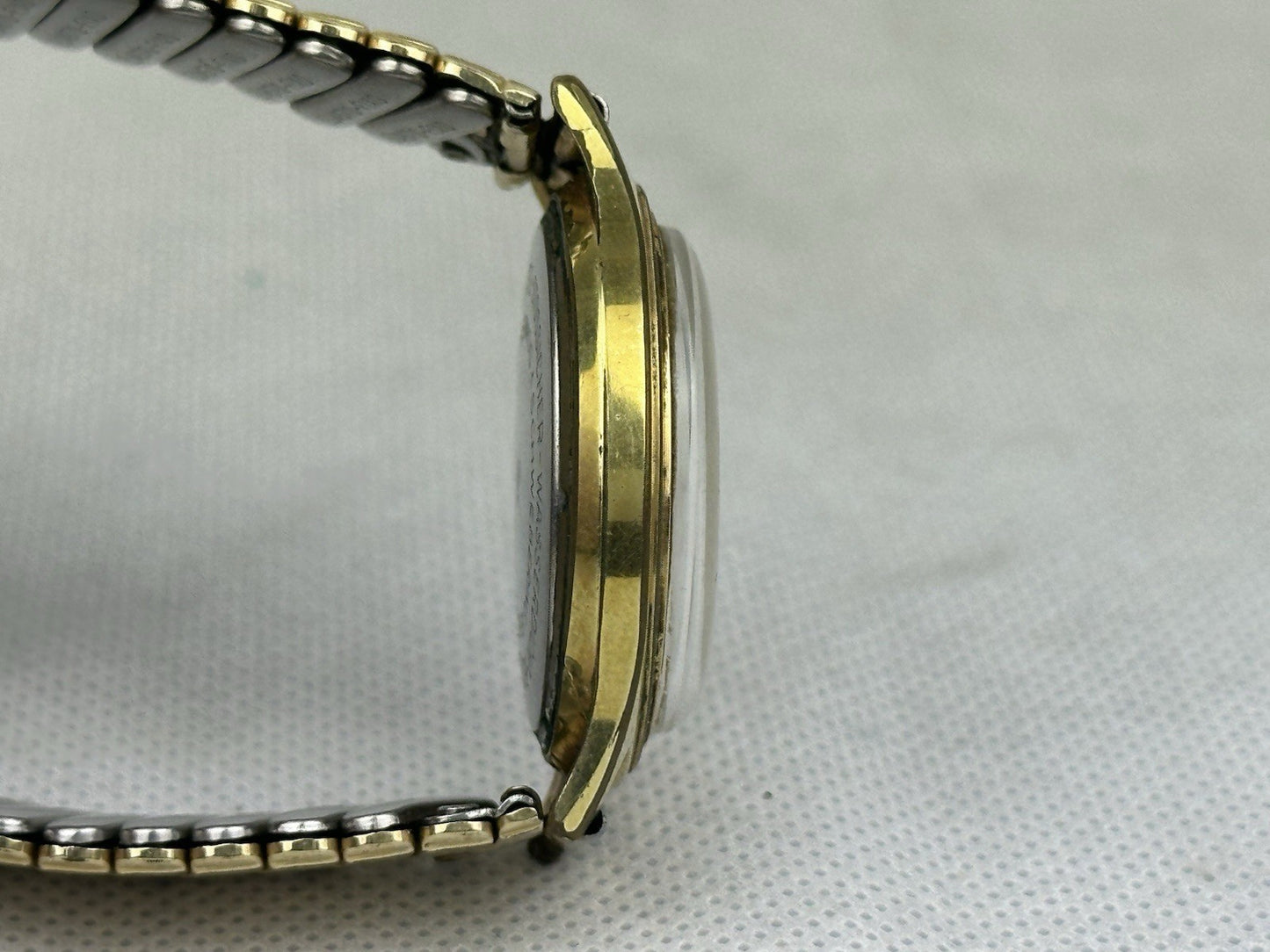 ZentRa Schwebering Vintage Watch „Doppelt Stossgesichert“  Gold Toned Steel 37mm