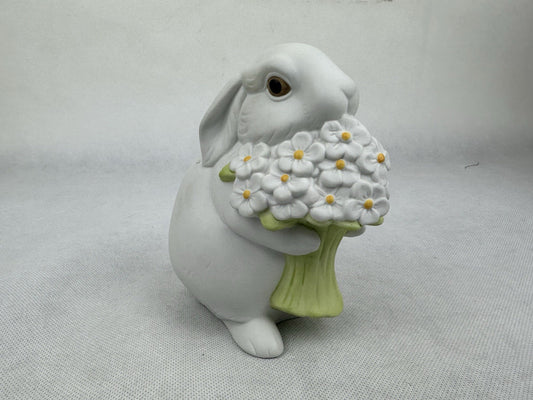Hutschenreuther Bunny Rabbit Flowers 5.1” Coloured