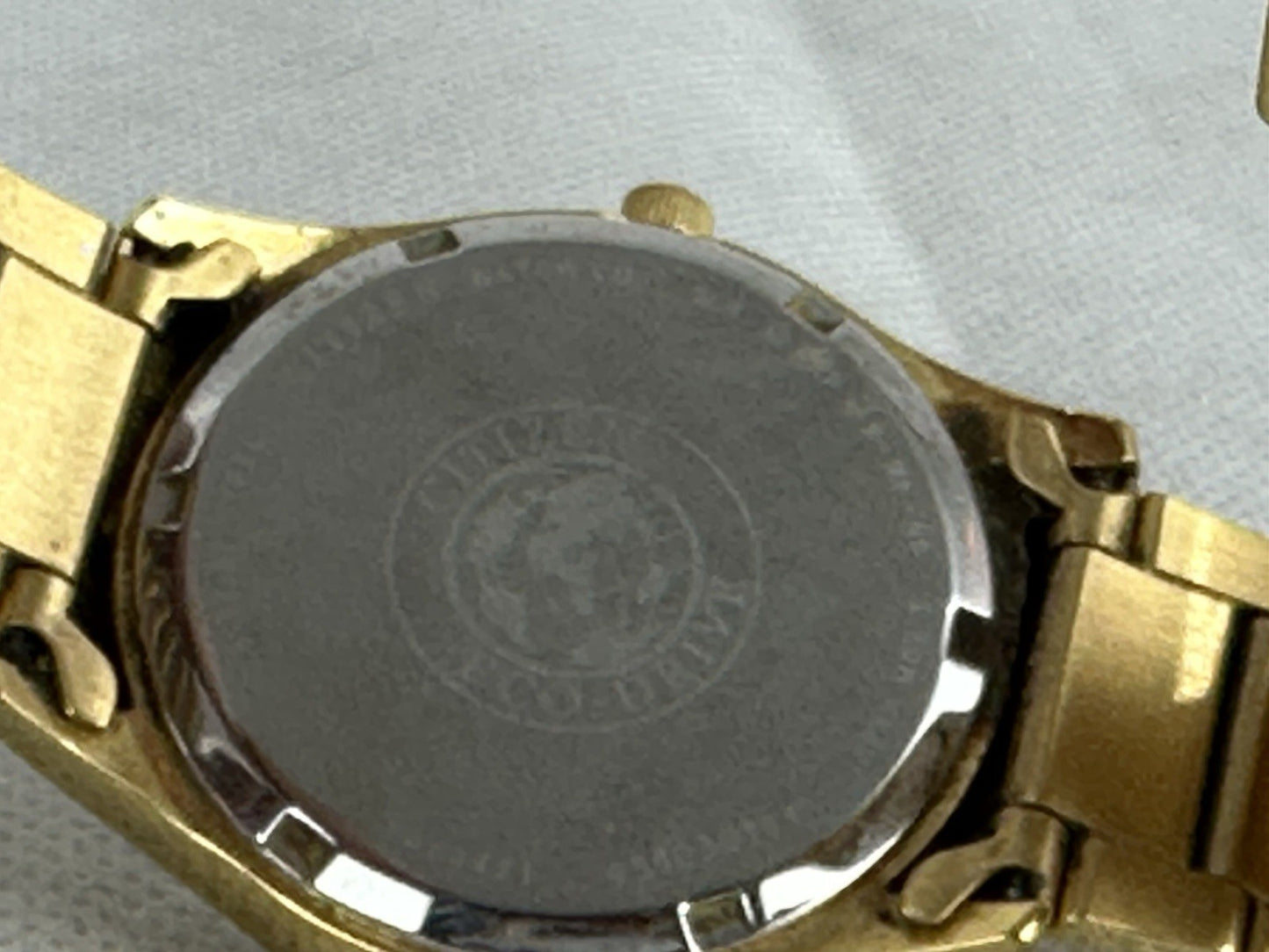 Men’s Citizen Eco-Drive WR 100M Gold Tone Day Date Watch