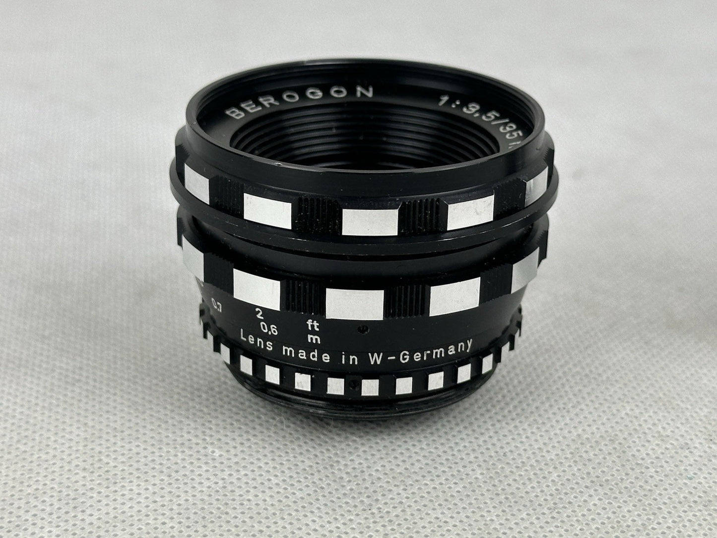 BEROGON 35MM 3.5  EXAKTA EXA TOPCON MOUNT LENS SLR CAMERA WITH CASE AND CAPS