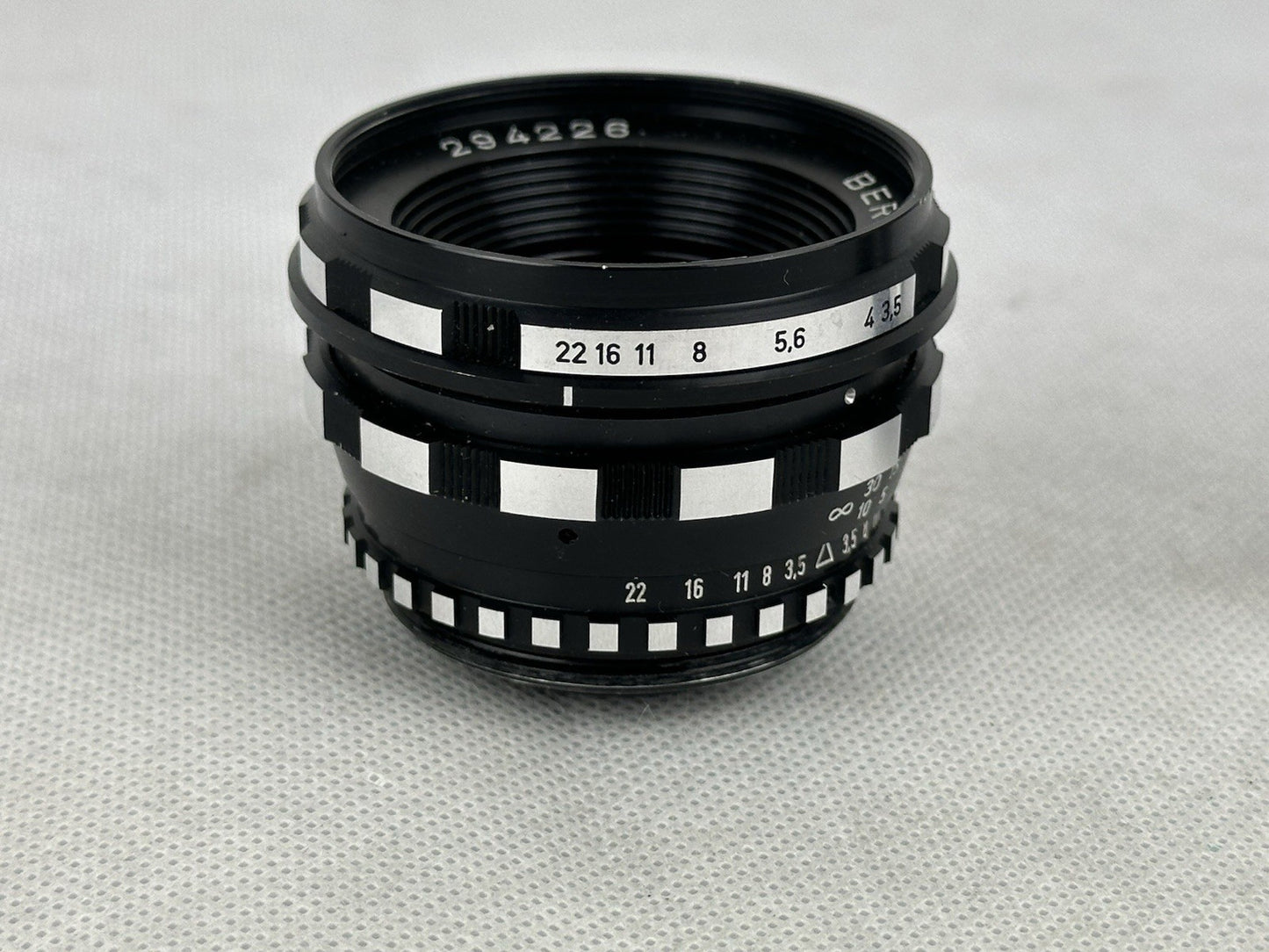 BEROGON 35MM 3.5  EXAKTA EXA TOPCON MOUNT LENS SLR CAMERA WITH CASE AND CAPS