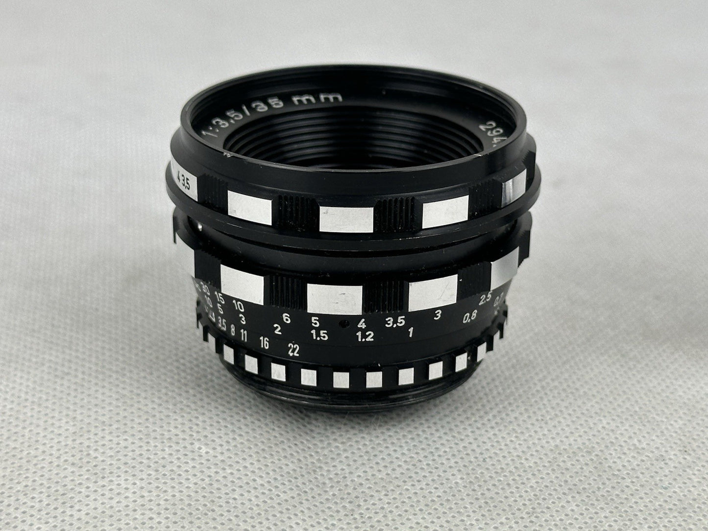 BEROGON 35MM 3.5  EXAKTA EXA TOPCON MOUNT LENS SLR CAMERA WITH CASE AND CAPS