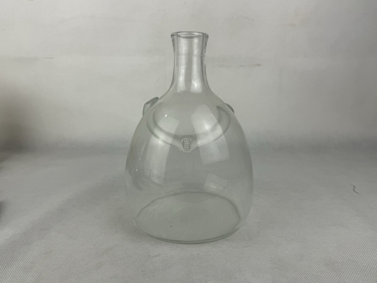 Vintage Erik Hoglund People Caraf Clear Glass Decanter   Huge 11.8” 30cm Sweden