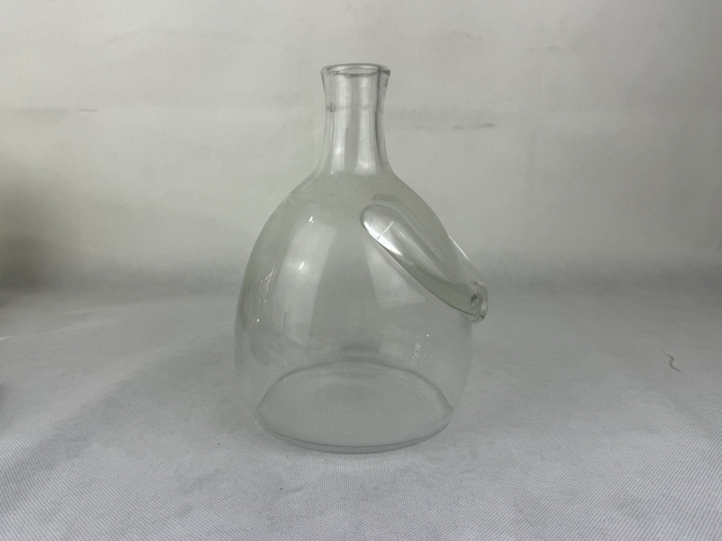 Vintage Erik Hoglund People Caraf Clear Glass Decanter   Huge 11.8” 30cm Sweden