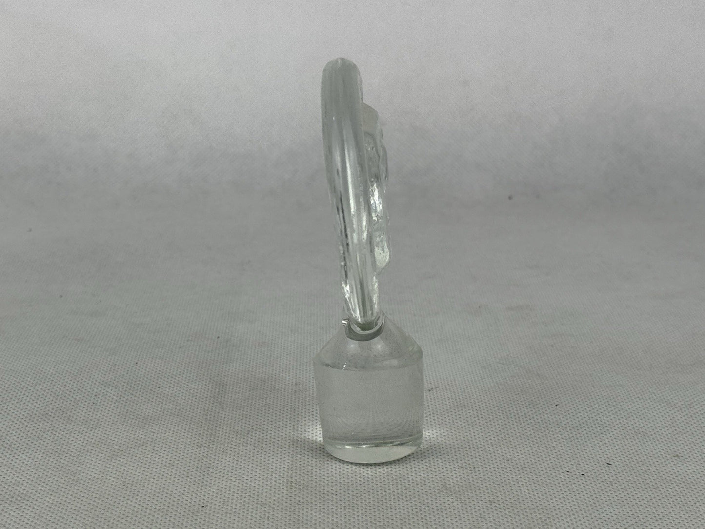 Vintage Erik Hoglund People Caraf Clear Glass Decanter   Huge 11.8” 30cm Sweden