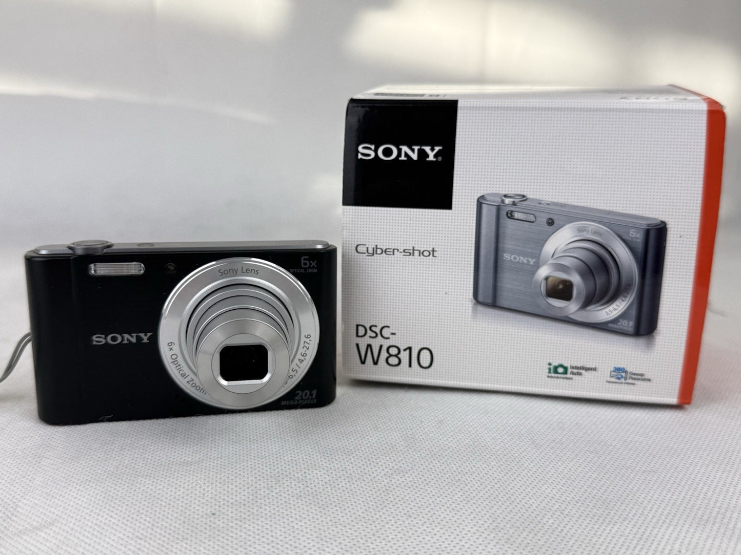 Sony Cybershot DSC-W810 20,1MP Digital Camera Black, Original Box, Charger.