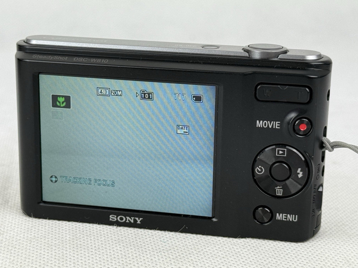 Sony Cybershot DSC-W810 20,1MP Digital Camera Black, Original Box, Charger.