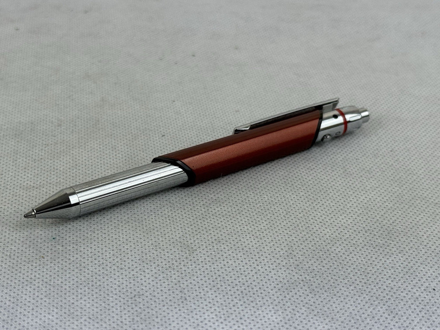 Rotring Newton Fountain Pen & 3 In 1 Ballpoint Pen Bronze With Original Case