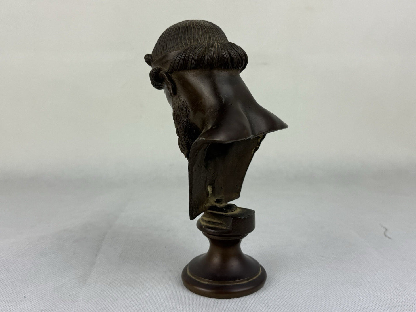 Bronze Bust Of Priapos Or Dionysus 8”