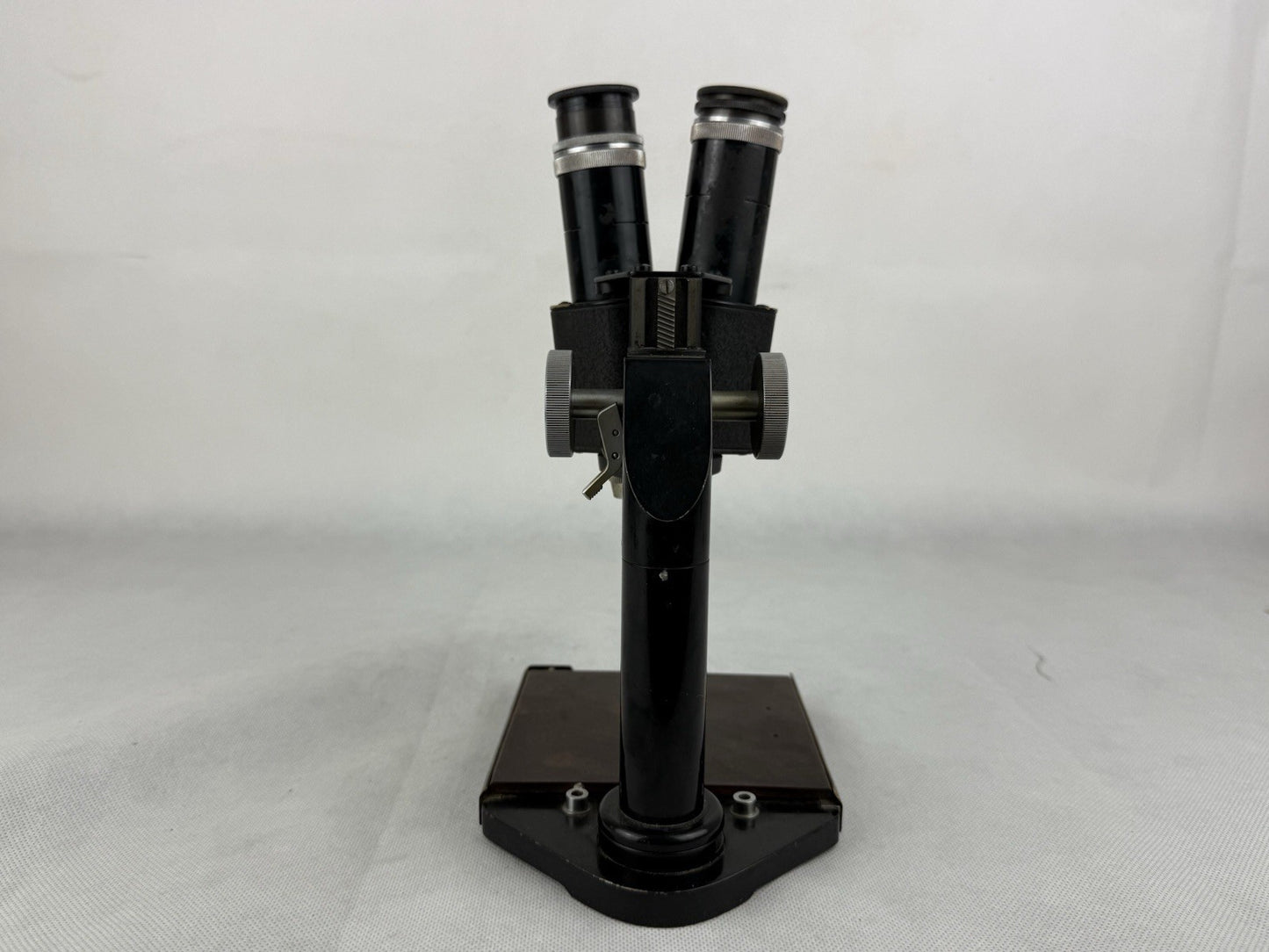 E. Leitz Wetzlar Microscope Antique Vintage Black Germany