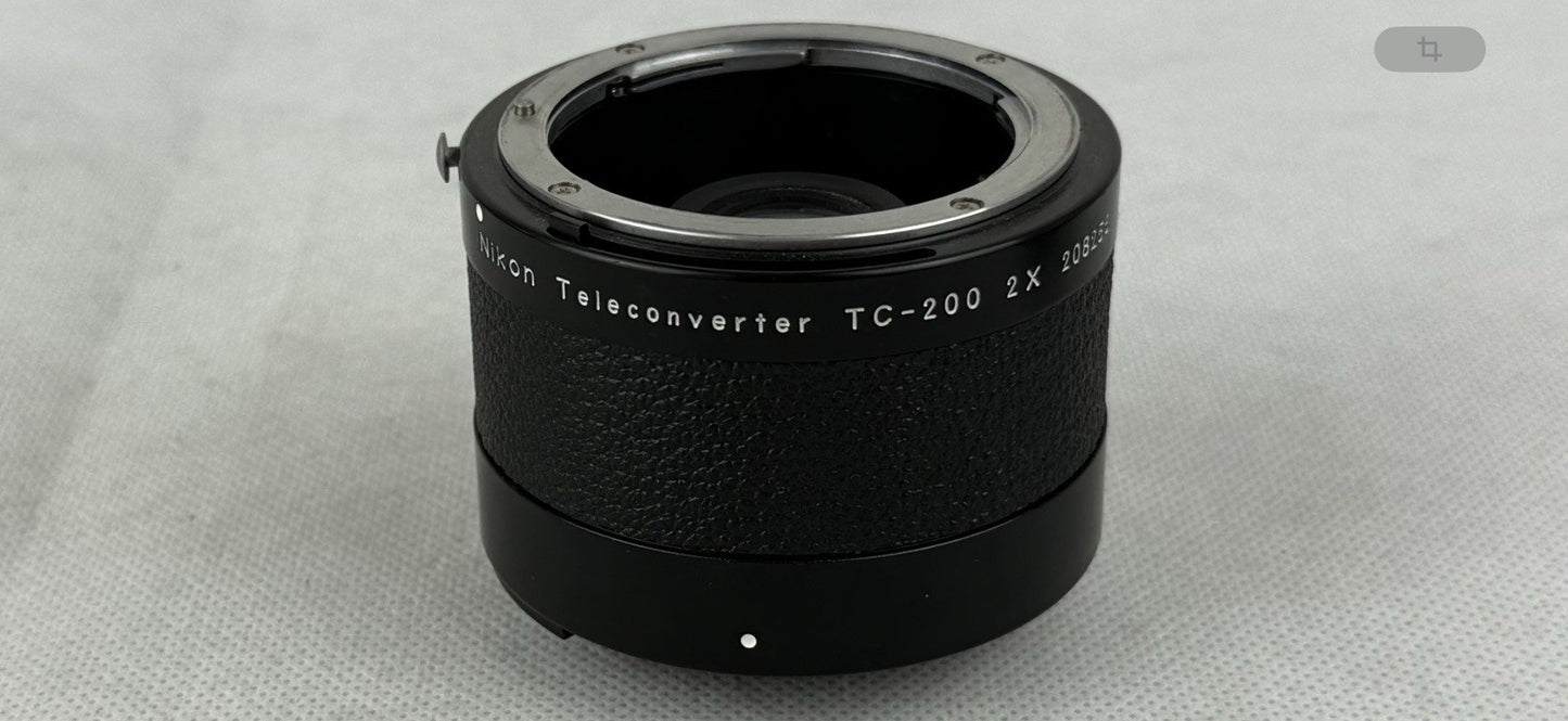 Nikon TC-200 2x Teleconverter with Nikon PK-11 PK-12 PK-13 Extension Tube Adapters