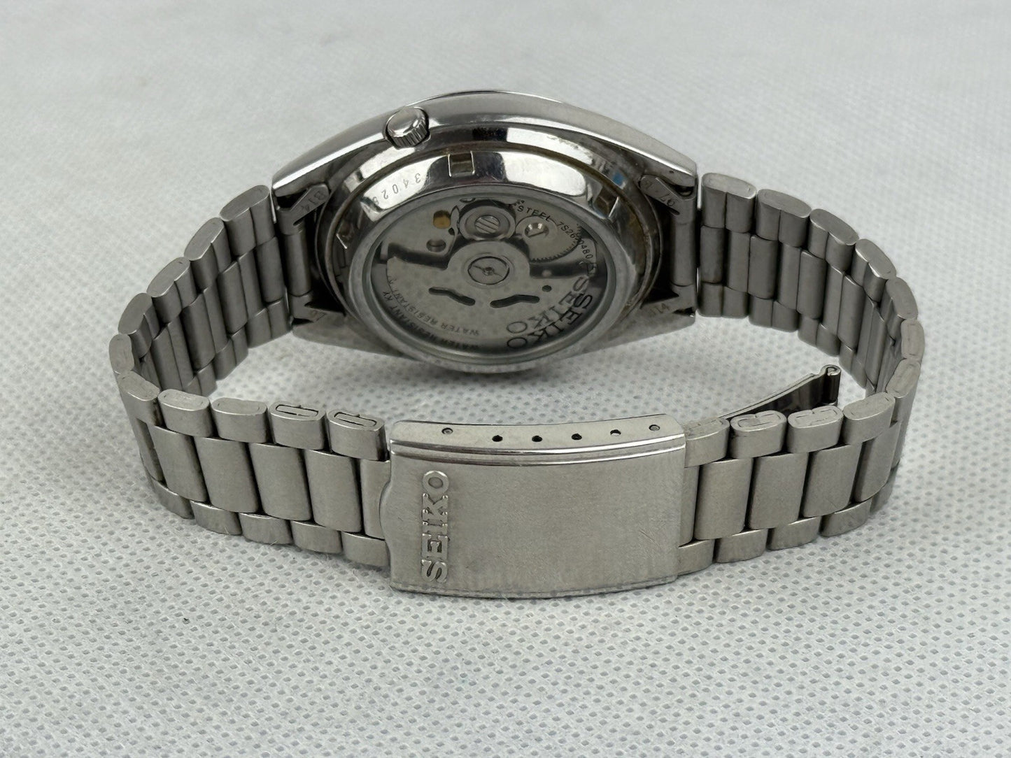 Seiko 5 Automatic Blue Dial Stainless Steel Men's Watch SNXS77