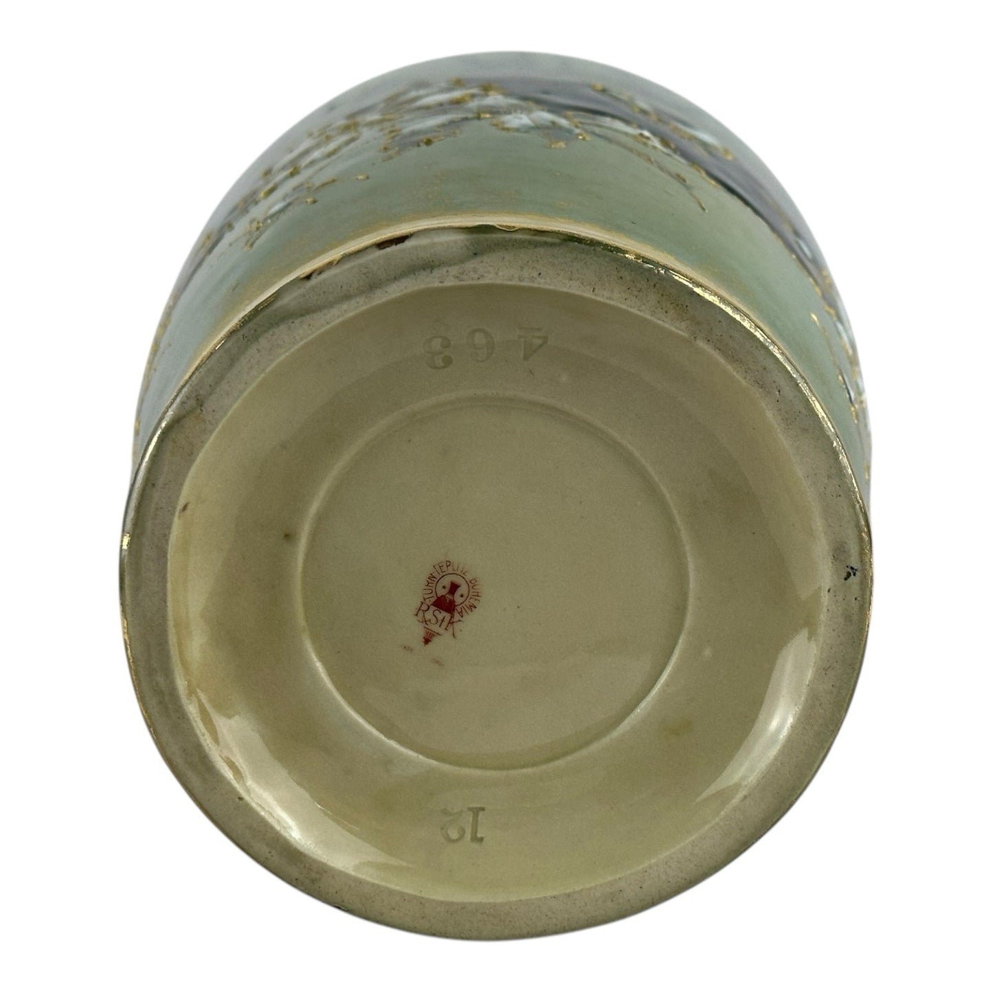 Antique Turn Teplitz Amphora Vase (42cm) – Bohemia, Woodland & Floral Design