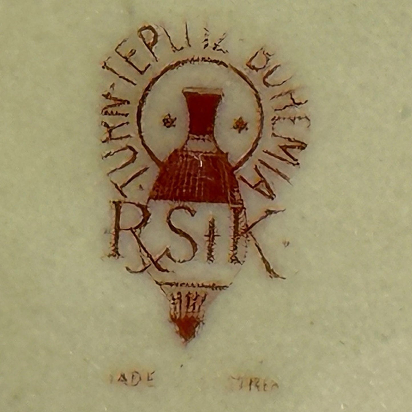 Antique Turn Teplitz Amphora Vase (42cm) – Bohemia, Woodland & Floral Design