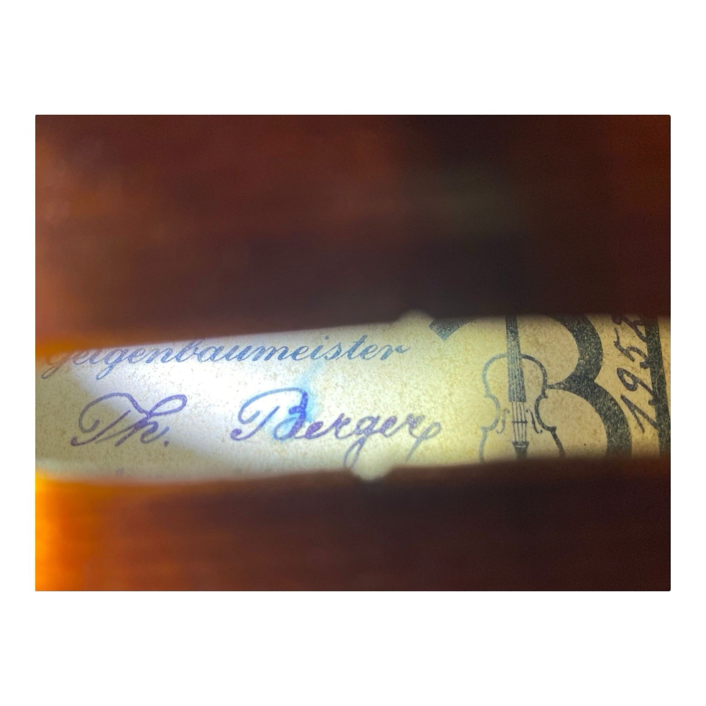 Theodor Berger Master Violin 4/4 – Markneukirchen, Handmade, German Luthier