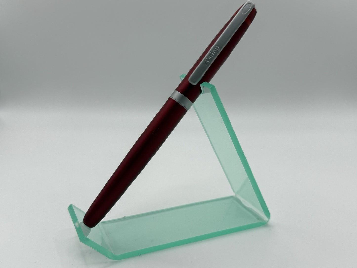 Rotring Fountain Pen NOS 2000s Lady Freeway Rubin Red Aluminium Matte Germany