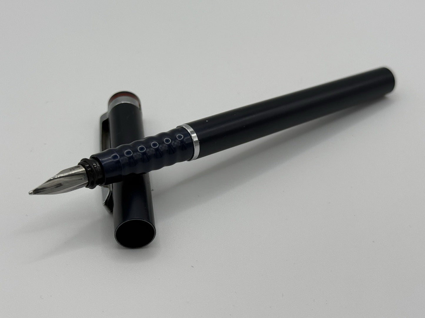 Rotring Esprit Fountain Pen Blue M Nib Made In Germany Vintage