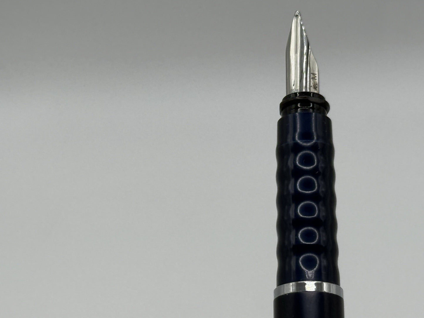 Rotring Esprit Fountain Pen Blue M Nib Made In Germany Vintage