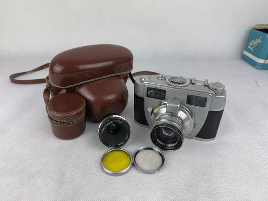 Leidolf Lordomat Full Set Lordon 1.9 50mm / Schacht Lordonar 3.5 35mm W/ Case