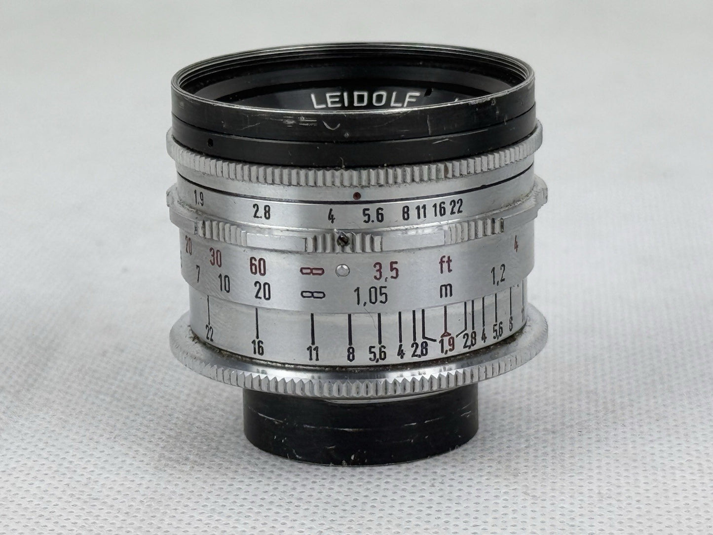 Leidolf Lordomat Full Set Lordon 1.9 50mm / Schacht Lordonar 3.5 35mm W/ Case