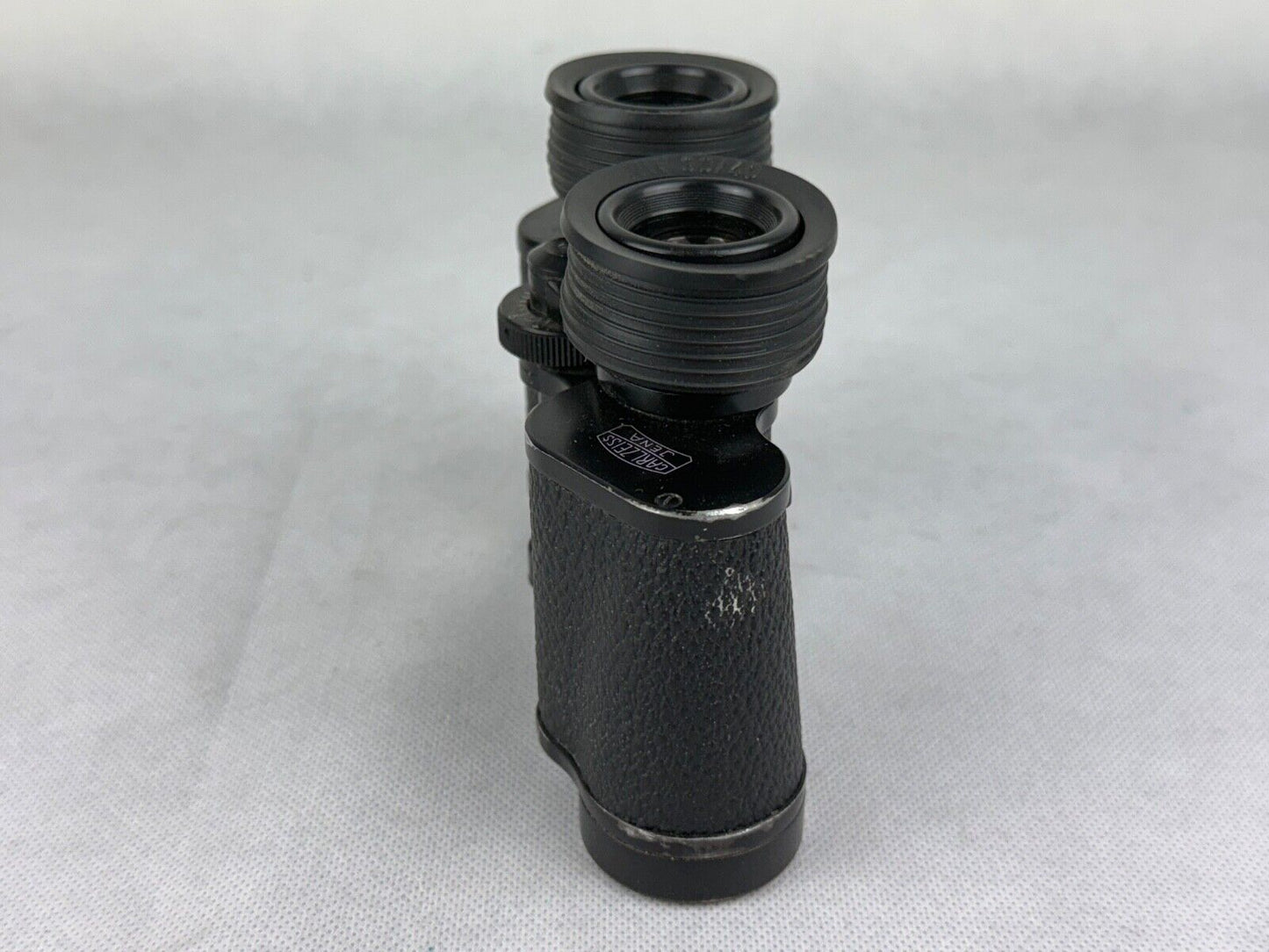 VINTAGE Carl Zeiss Jena DELTRINTEM 8x30 Q1 Binoculars w/ Leather Case