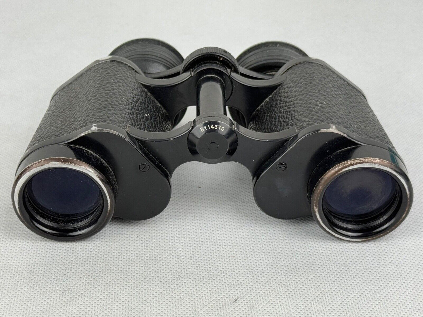VINTAGE Carl Zeiss Jena DELTRINTEM 8x30 Q1 Binoculars w/ Leather Case