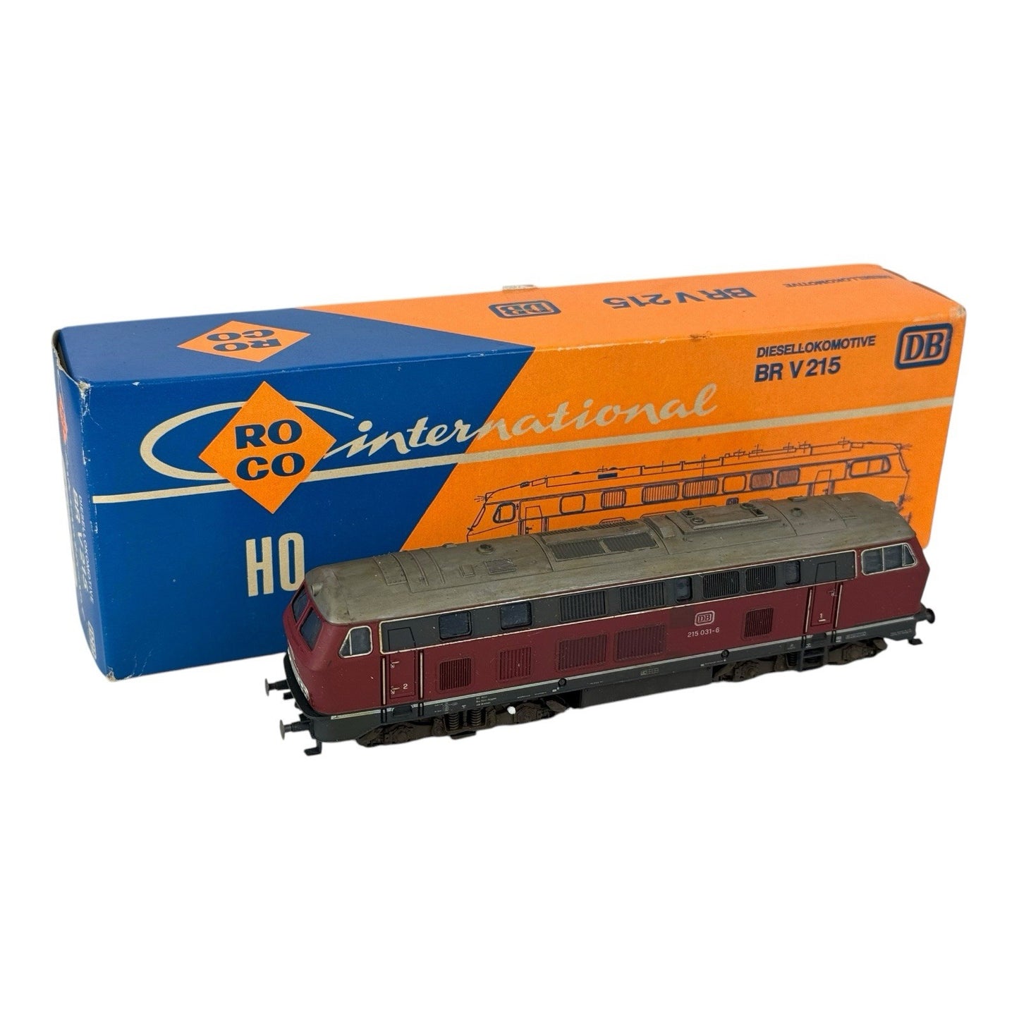 Roco Gauge H0 1/87 No. 4151A Diesel locomotive BR 215 031-6 of the DB OVP