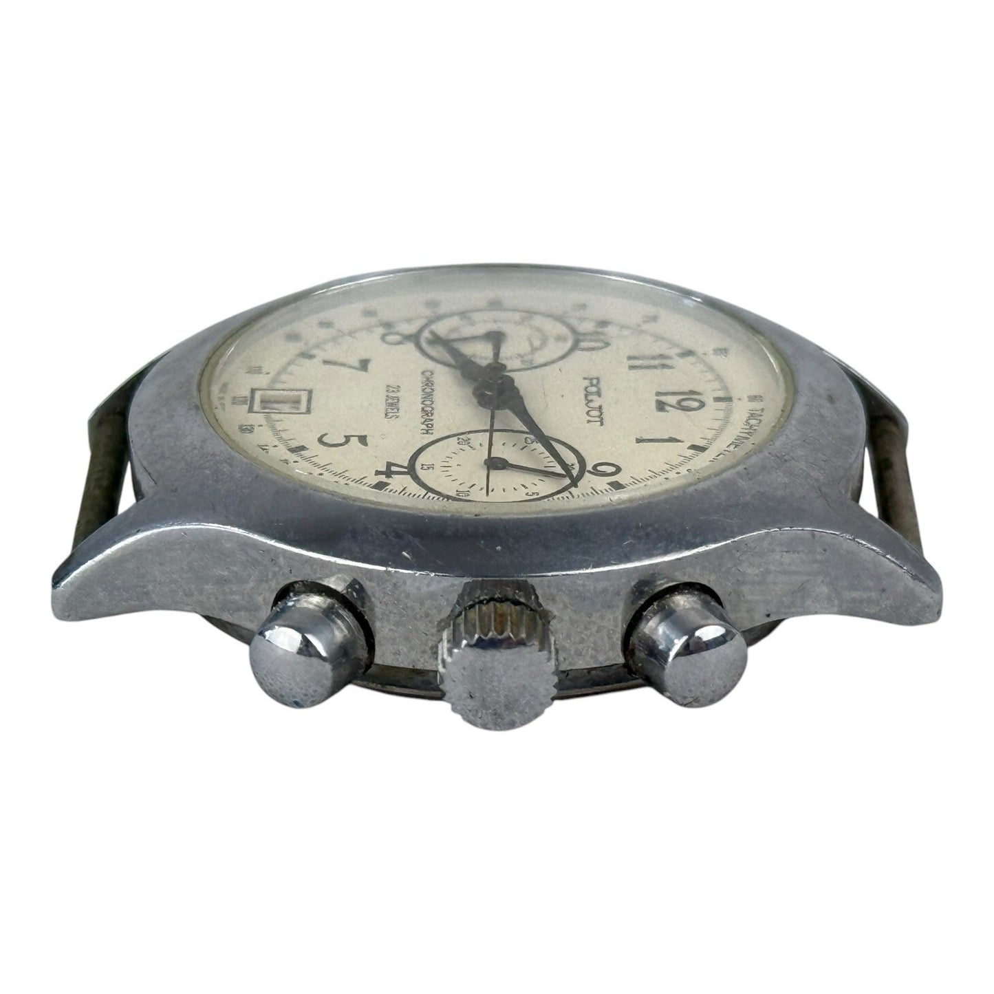 POLJOT CHRONOGRAPH CAL 3133 SOVIET UNION 23J MANUAL USSR MENS 42MM W/crown